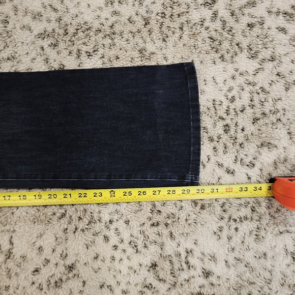 Soft Surroundings SZ S Ultimate Denim Hi Rise Pull On Boot Cut Stretch Jeans - Picture 12 of 13